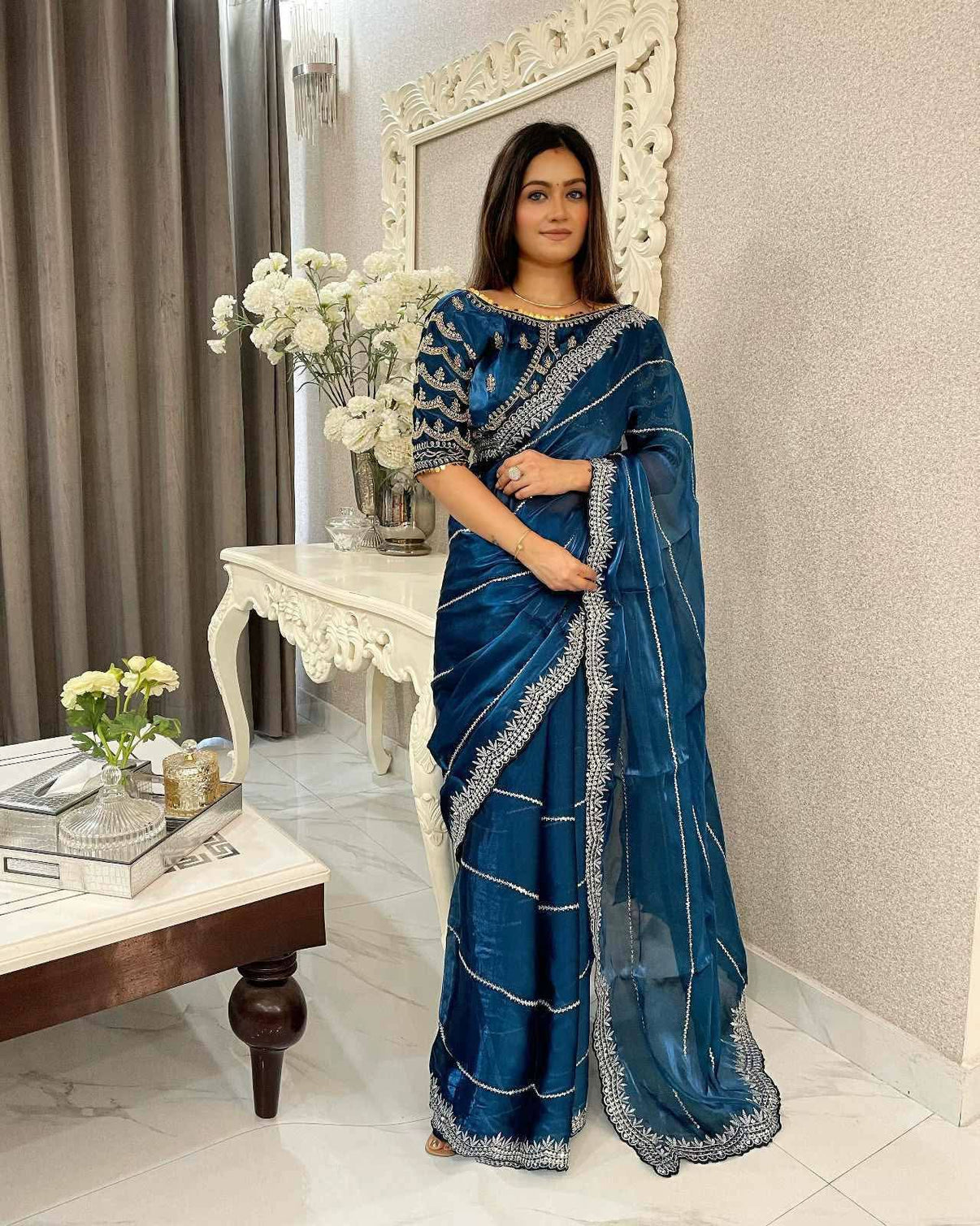 Jimmy Choo Saree With Free Blouse