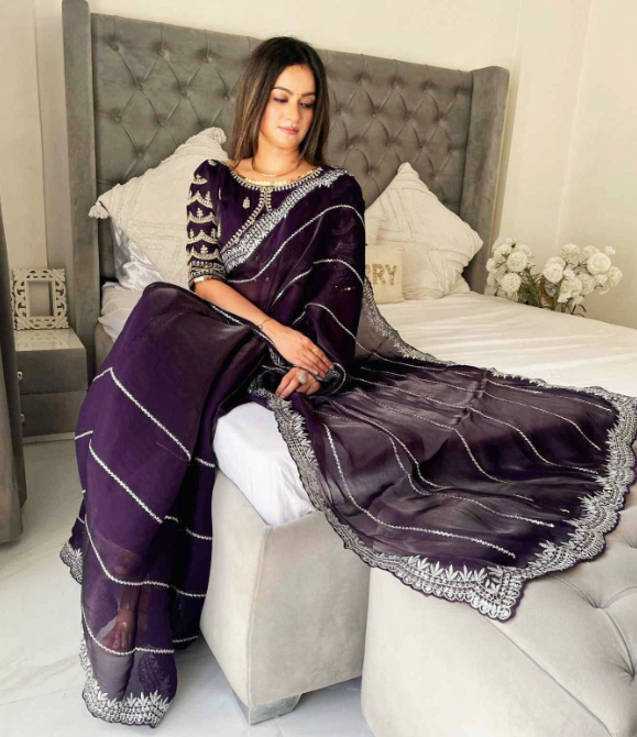 Jimmy Choo Saree With Free Blouse