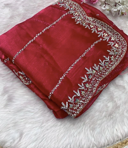 Jimmy Choo Saree With Free Blouse