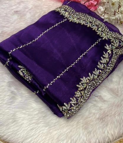 Jimmy Choo Saree With Free Blouse